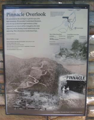 Pinnacle Overlook Marker image. Click for full size.