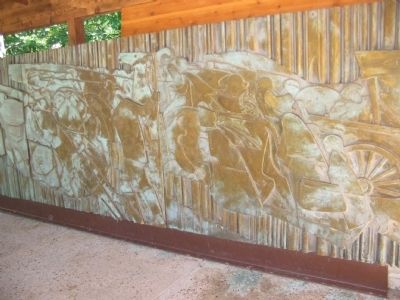 Relief Artwork at Pinnacle Overlook. Click for full size. Relief Artwork at Pinnacle Overlook image. Click for full size.