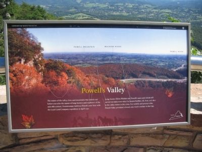 Powell's Valley Marker image. Click for full size.