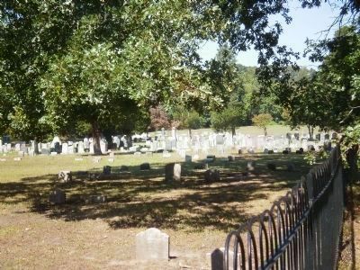 Cemetery Located Behind the Former Upper Springfield Quaker Meeting House. Click for full size. Cemetery Located Behind the Former Upper Springfield Quaker Meeting House image. Click for full size.