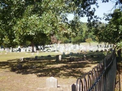 Cemetery Located Behind the Former Upper Springfield Quaker Meeting House image. Click for full size.