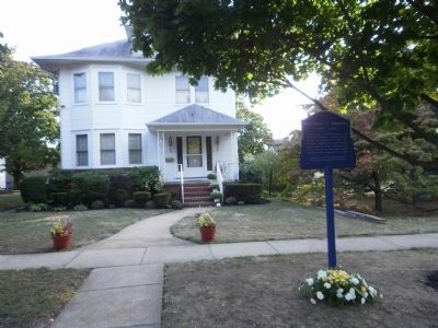Richard J. Hughes Marker and birthplace. Click for full size. Richard J. Hughes Marker and birthplace image. Click for full size.