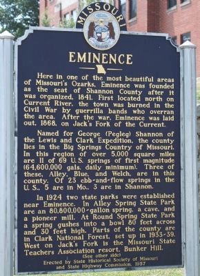 Eminence Marker image. Click for full size.