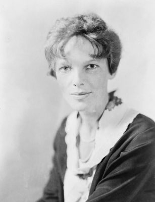 Amelia Mary Earhart<br>(1897-1939) image. Click for full size.