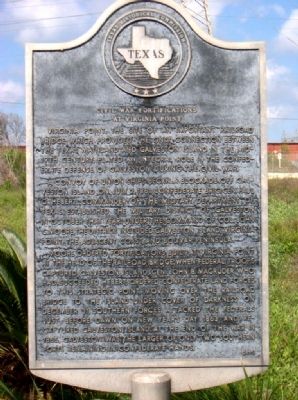 Civil War Fortifications at Virginia Point Marker image. Click for full size.