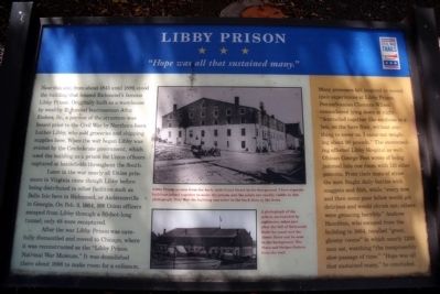 Libby Prison CWT Marker image. Click for full size.