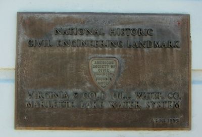 National Historic Civil Engineering Landmark Plaque image. Click for full size.