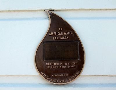 An American Water Landmark Marker image. Click for full size.