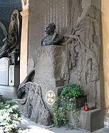 Antonin Dvořk tomb in Prague, Czech Republic image. Click for full size.
