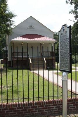 Monteith School and Marker image. Click for full size.