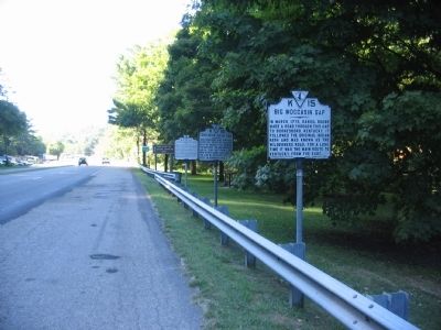 Several Markers at the Gate City Pull-off image. Click for full size.