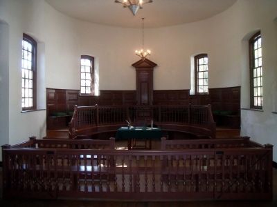 Old Isle of Wight Courthouse Interior image. Click for full size.