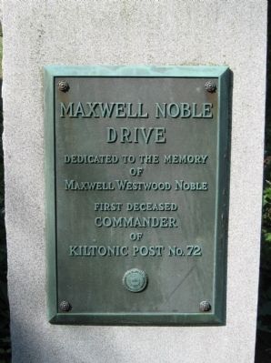 Maxwell Noble Drive Marker image. Click for full size.