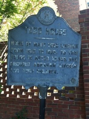Todd House Marker image. Click for full size.