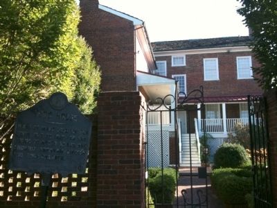 Rear entrance to Todd House.. Click for full size. Rear entrance to Todd House. image. Click for full size.