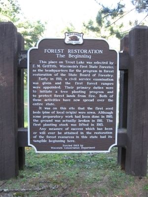 Forest Restoration Marker image. Click for full size.