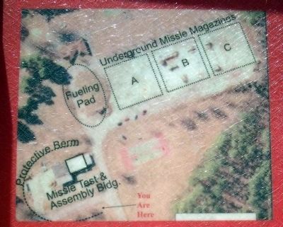 Aerial view of Nike-Ajax missile site N-75L image. Click for full size.