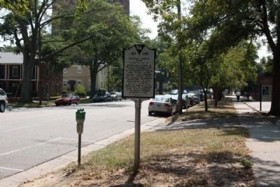 Modjeska Simkins House Marker seen looking south along Marion Street image. Click for full size.