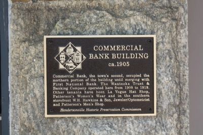 Commercial Bank Building Marker image. Click for full size.