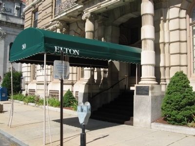 The UNICO National Marker and the Hotel Elton Building Entrance image. Click for full size.
