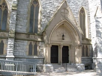 The Entrance to St. Johns Church. Click for full size. The Entrance to St. Johns Church image. Click for full size.