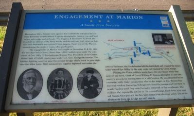 Engagement at Marion Marker image. Click for full size.