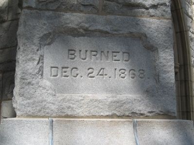 Stone on a Church Column. Click for full size. Stone on a Church Column image. Click for full size.