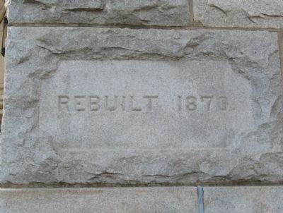 Stone on a Church Column. Click for full size. Stone on a Church Column image. Click for full size.