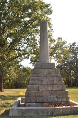 Meriwether Lewis tombstone image. Click for full size.
