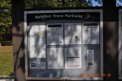 Natchez Trace Parkway Information Board image. Click for full size.