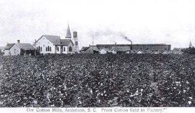 Orr Cotton Mills, from Cotton Field to Factory image. Click for full size.