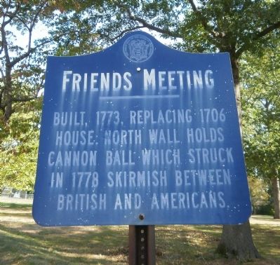 Friends Meeting Marker. Click for full size. Friends Meeting Marker image. Click for full size.