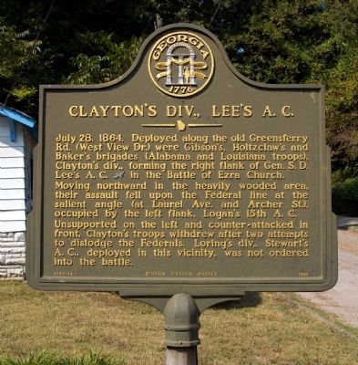 Claytons Div., Lees A.C. Marker image. Click for full size.