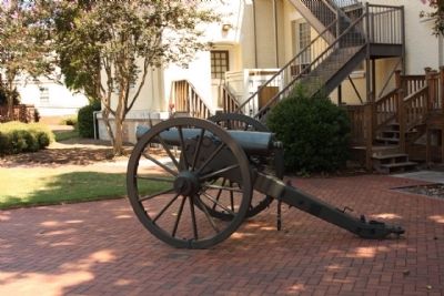 The Augusta Arsenal Cannon display, east side at Parade Ground image. Click for full size.