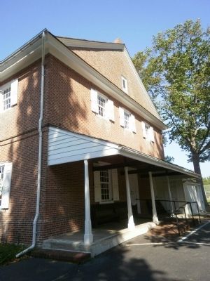 Side (east) view of Crosswicks Friends Meeting House. Click for full size. Side (east) view of Crosswicks Friends Meeting House image. Click for full size.