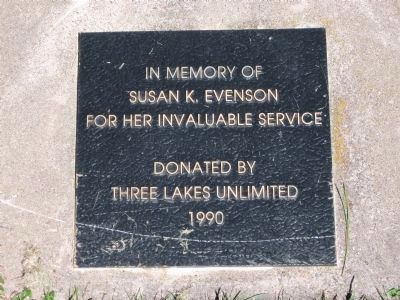 Plaque at Flagpole. Click for full size. Plaque at Flagpole image. Click for full size.