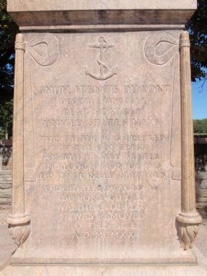 Samuel Francis Du Pont Marker image. Click for full size.