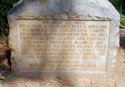 Brig. Gen. A. M. Manigault’s Brigade Marker. Click for full size. Brig. Gen. A. M. Manigault’s Brigade Marker image. Click for full size.