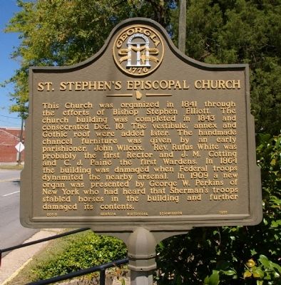 St. Stephen's Episcopal Church Marker image. Click for full size.
