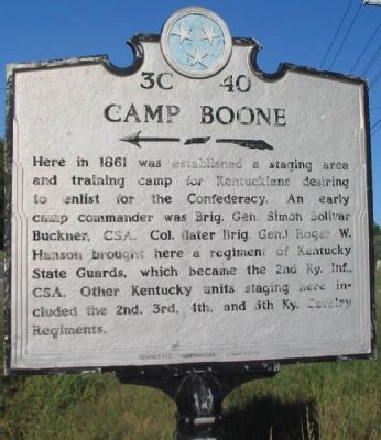 Camp Boone Marker image. Click for full size.