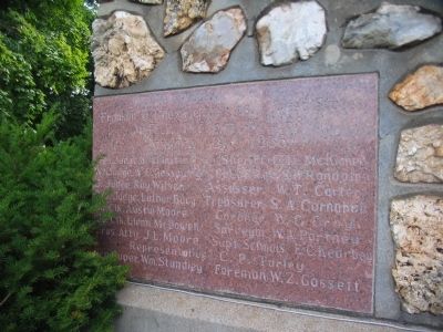 Courthouse Cornerstone. Click for full size. Courthouse Cornerstone image. Click for full size.