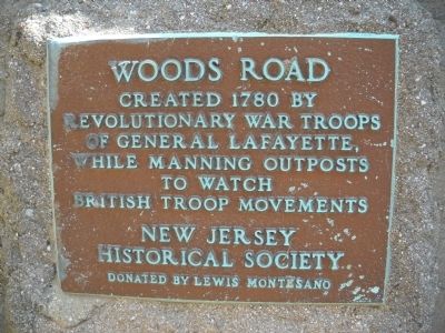 Woods Road Marker image. Click for full size.