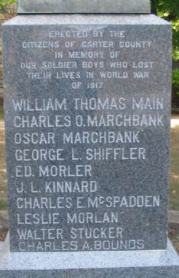 Front of Memorial. Click for full size. Front of Memorial image. Click for full size.