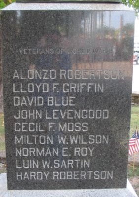 Right Side of Memorial. Click for full size. Right Side of Memorial image. Click for full size.
