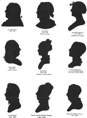 Profiles of Col James Burd and Family image. Click for full size.