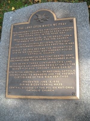 The Land Upon Which We Pray Marker. Click for full size. The Land Upon Which We Pray Marker image. Click for full size.