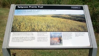 Tallgrass Prairie Trail Marker image. Click for full size.