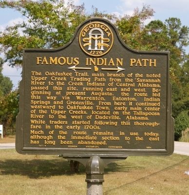 Famous Indian Path Marker image. Click for full size.