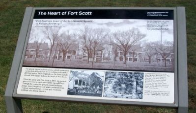 The Heart of Fort Scott Marker image. Click for full size.