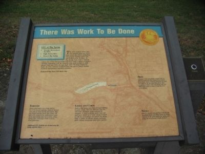 There Was Work To Be Done Marker. Click for full size. There Was Work To Be Done Marker image. Click for full size.